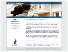 Tablet Screenshot of malloryinsurance.com
